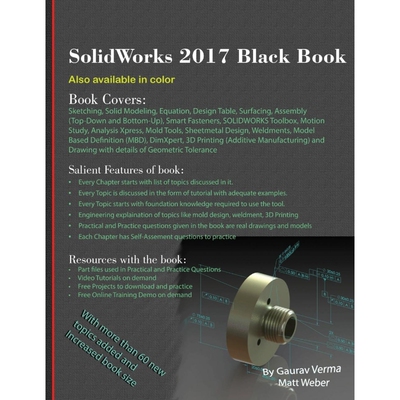 按需印刷不退不换SolidWorks 2017 Black Book[9780995097476]
