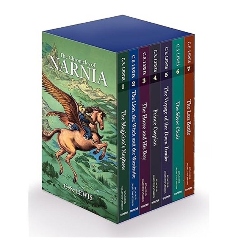 现货The Chronicles of Narnia Box Set: Full-Color Collector's Edi[9780064409391]上海外文,书籍/杂志/报纸,儿童读物原版书,淘宝优惠券,粉丝福利购,淘宝优惠卷