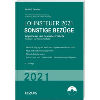 预订【德语】 Tabelle, Lohnsteuer 2021 Sonstige Bezuge: