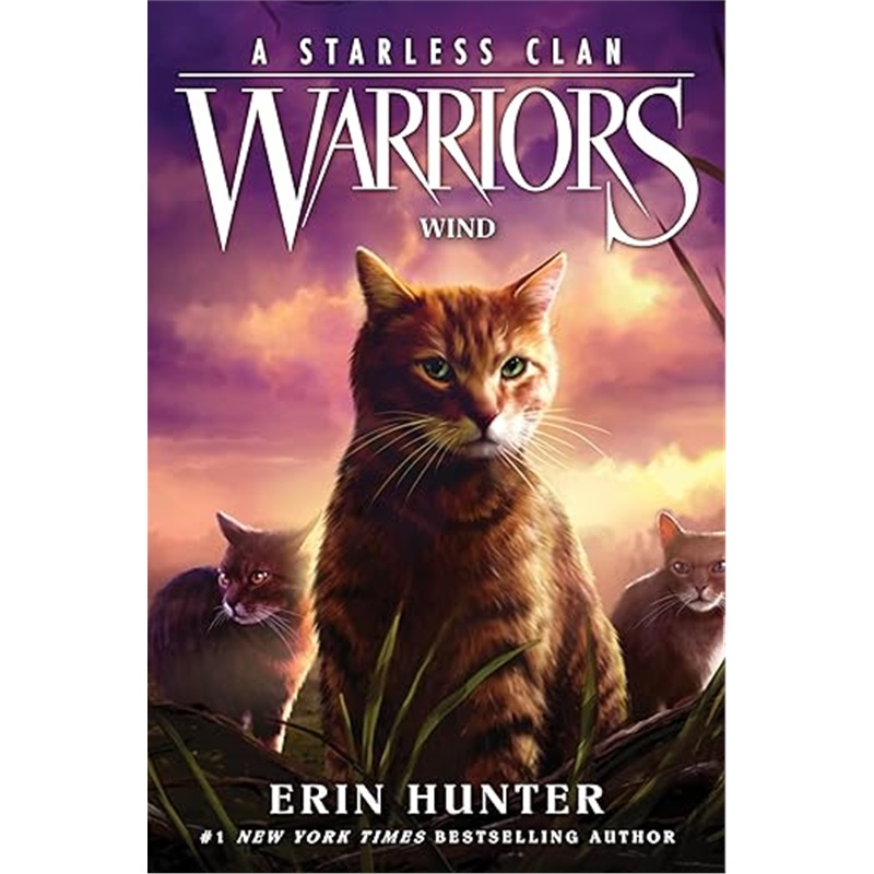 现货 英文原版 猫武士 无星氏族#5：风 Warriors: A Starless Clan #5: Wind [9780063050358]