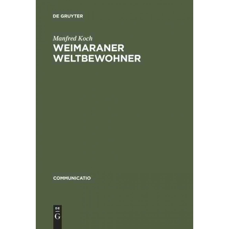 按需印刷DEG Weimaraner Weltbewohner[9783484630291]