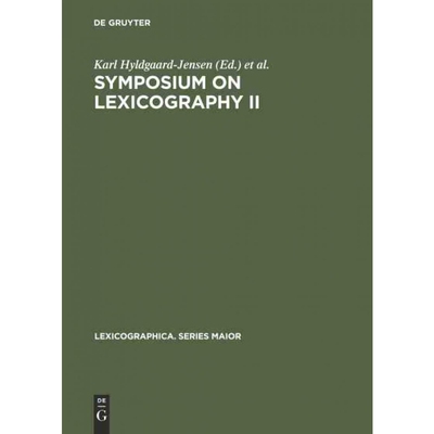 按需印刷不退不换DEG Symposium on Lexicography II[9783484309050]