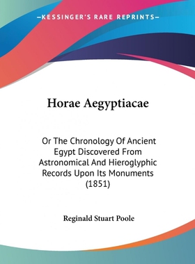 按需印刷Horae Aegyptiacae[9781104132651]