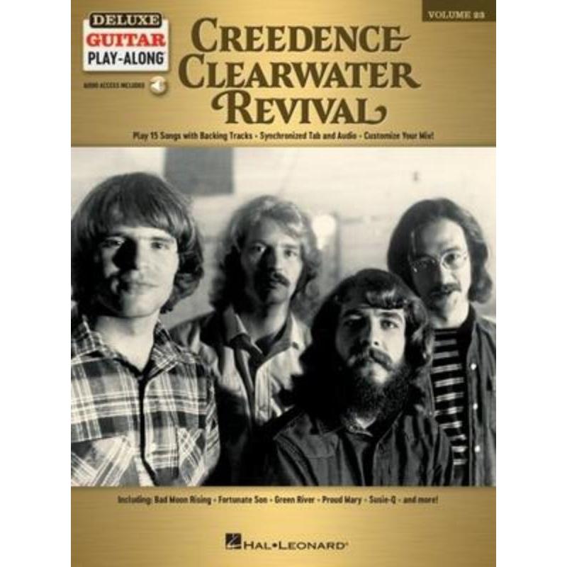 预订Creedence Clearwater Revival:Deluxe Guitar Play-Along Vol. 23. Book with Interactive Online Audio Interface