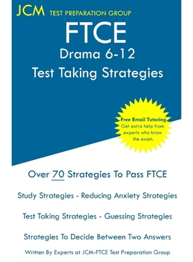 按需印刷FTCE Drama 6-12 - Test Taking Strategies[9781647682699]