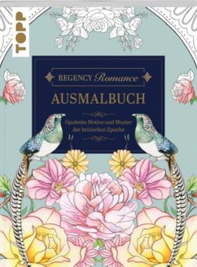 预订【德语】 Regency Romance Ausmalbuch:Opulente Motive und Muster der britischen Epoche