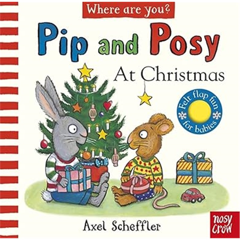 现货Pip and Posy, Where Are You? At Christmas (A Felt Flaps Book)[9781839948350] 圣诞节