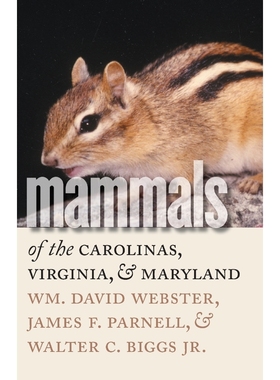 按需印刷Mammals of the Carolinas, Virginia, and Maryland[9780807855423]