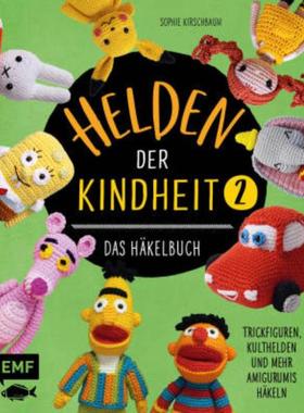 预订【德语】 Helden der Kindheit - Das Häkelbuch. .2:Trickfiguren, Kulthelden und mehr