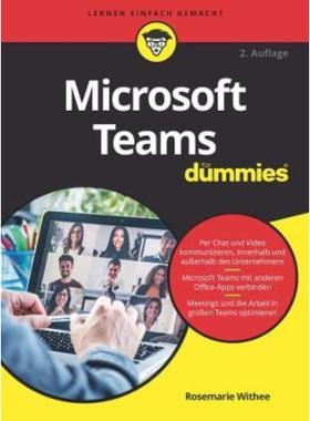 预订【德语】 Microsoft Teams für Dummies:Effiziente Zusammenarbeit in Homeoffice, Büro und für v