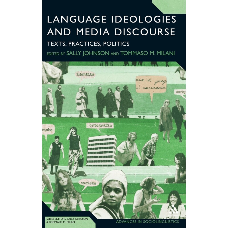 按需印刷不退不换Language Ideologies and Media Discourse[9781441129673]