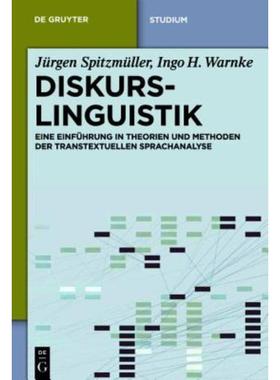 预订【德语】 Diskurslinguistik:Eine Einführung in Theori