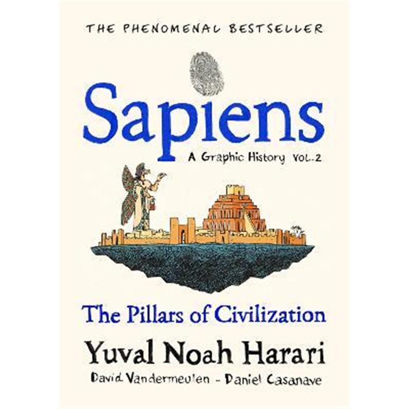 人类简史2 漫画版 精装 从动物到上帝 英文原版 Sapiens A Graphic History 尤瓦尔·赫拉利 Harari The Pillars of Civilization