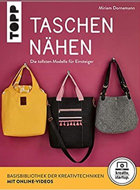 预订【德语】 Taschen n?hen:Die tollsten Modelle für Einsteiger. Basisbibliothek der Kr