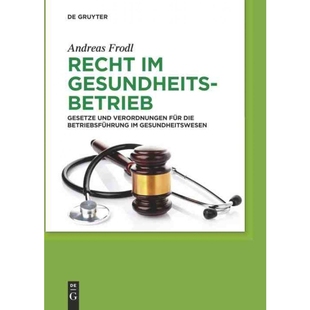 9783110333701 按需印刷DEG Gesundheitsbetrieb Recht