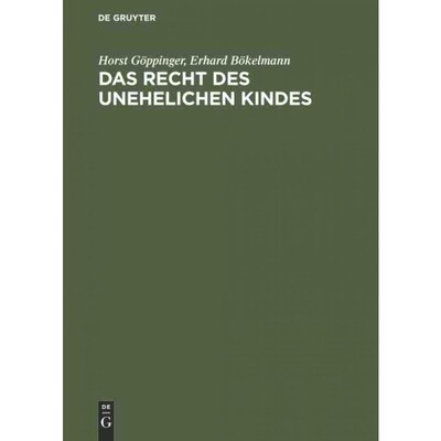 按需印刷DEG Das Recht des unehelichen Kindes[9783112307151]