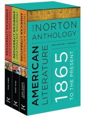 诺顿美国文学3册第10版 英文原版 The Norton Anthology of American Literature Tenth Edition 1865 to the Present Vols. C D E