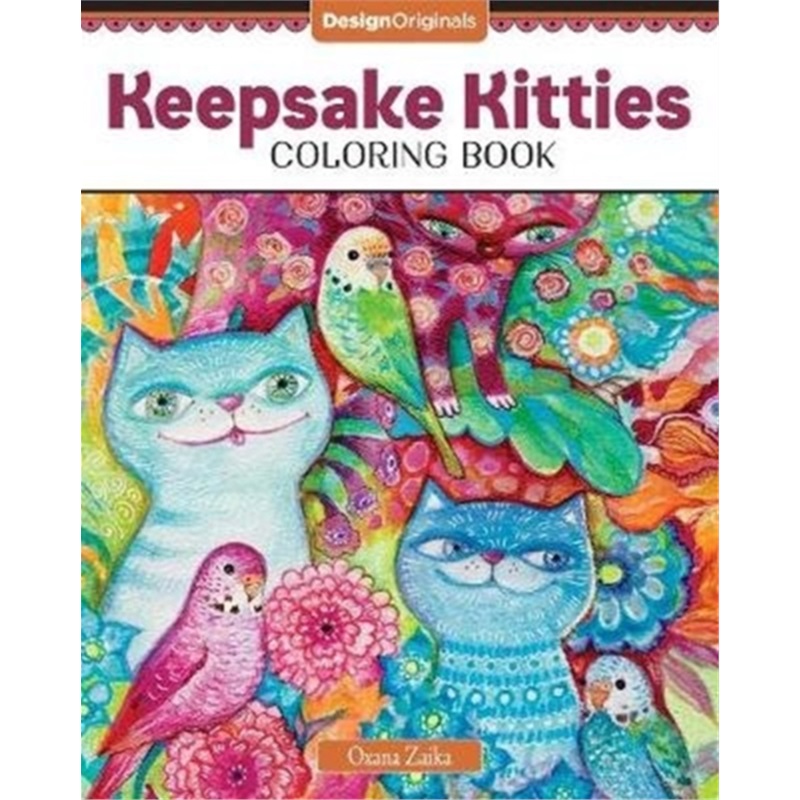 预订Keepsake Kitties Coloring Book[9781497204591]