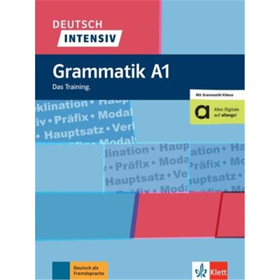 预订【德语】 Deutsch intensiv Grammatik A1[9783126750578]