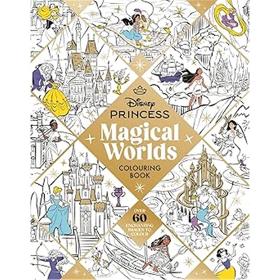 现货Disney Princess Magical Worlds Colouring Book[9781800785045]