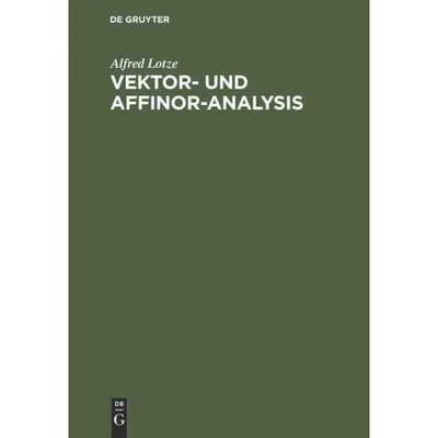 按需印刷【德语】Vektor- und Affinor-Analysis:[9783486777543]