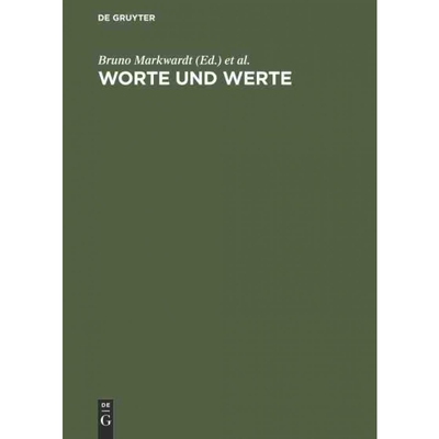 按需印刷DEG Worte und Werte[9783110003345]