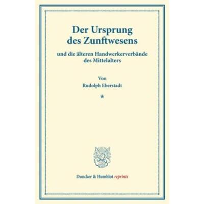 预订不退不换德语 Der Ursprung des Zunftwesens:und die alte