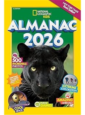 现货National Geographic Kids Almanac 2026 美国国家地理儿童年鉴  英语原版进口 平装 全彩页 青少年读物 [9781426377815]