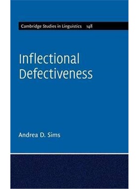 按需印刷不退不换Inflectional Defectiveness[9781107045842]