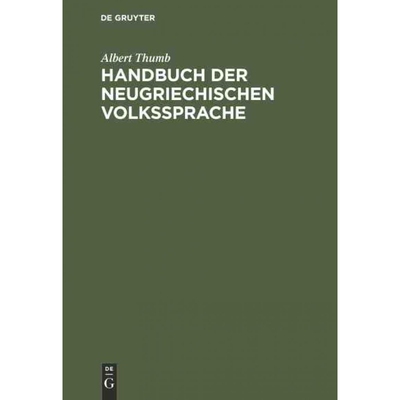 按需印刷DEG Handbuch der neugriechischen Volkssprache[9783111180854]