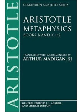 按需印刷不退不换Aristotle: Metaphysics Books B and K 1-2[9780198751069]