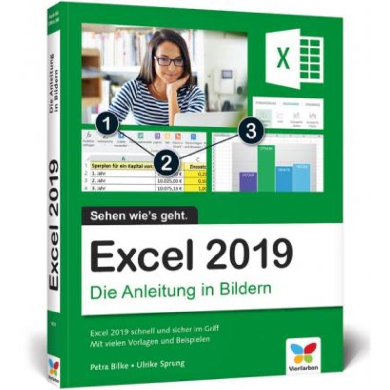 预订【德语】 Excel 2019:Die Anleitung in Bildern. Sehen wie's geht. Excel 2019 schnell und siche