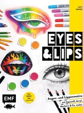 预订【德语】 Eyes and Lips - Vom TikTok Star e.l.u.c.e.y:Trendige Augen- und Lippenmotive mit Aq