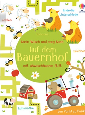 预订【德语】 Mein Wisch-und-weg-Buch: Auf dem Bauernhof[9781789416879]