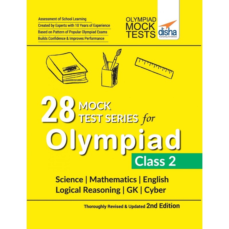 预订不退不换28 Mock Test Series for Olympiads Class 2 Science, Mathematics, English, Logical Reasoning, GK & Cyb