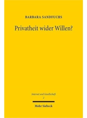 预订【德语】 Privatheit wider Willen?:Verhinderung inf
