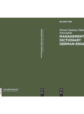 按需印刷DGYT Management Dictionary German English[9783110048636]