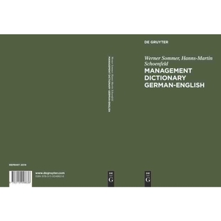 按需印刷DGYT Management Dictionary German English[9783110048636]