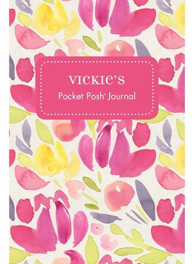 按需印刷不退不换Vickie's Pocket Posh Journal, Tulip[9781524839802]