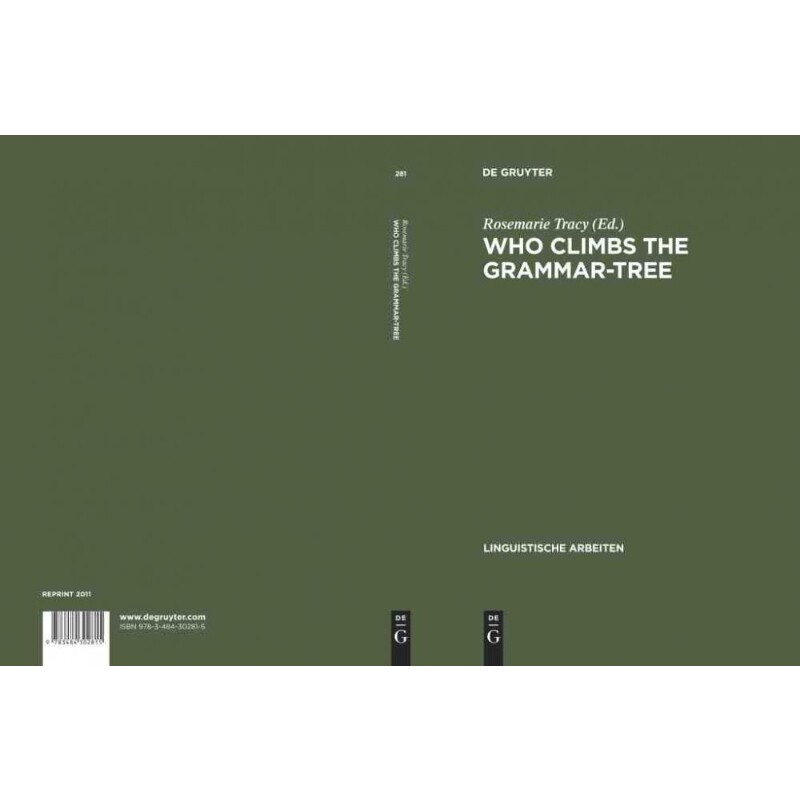 按需印刷不退不换DGYT Who Climbs the Grammar Tree[9783484302815]