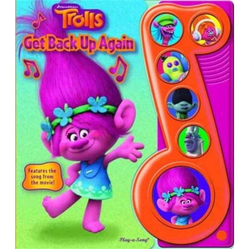 预订不退不换DreamWorks Trolls: Get Back Up Again Sound Book[9781503712423]