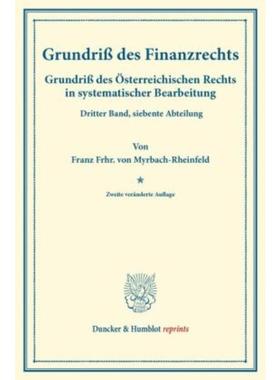 预订【德语】 Grundri? des Finanzrechts.:Grundri? des O