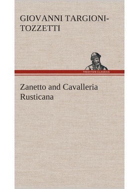 按需印刷Zanetto and Cavalleria Rusticana[9783849514495]