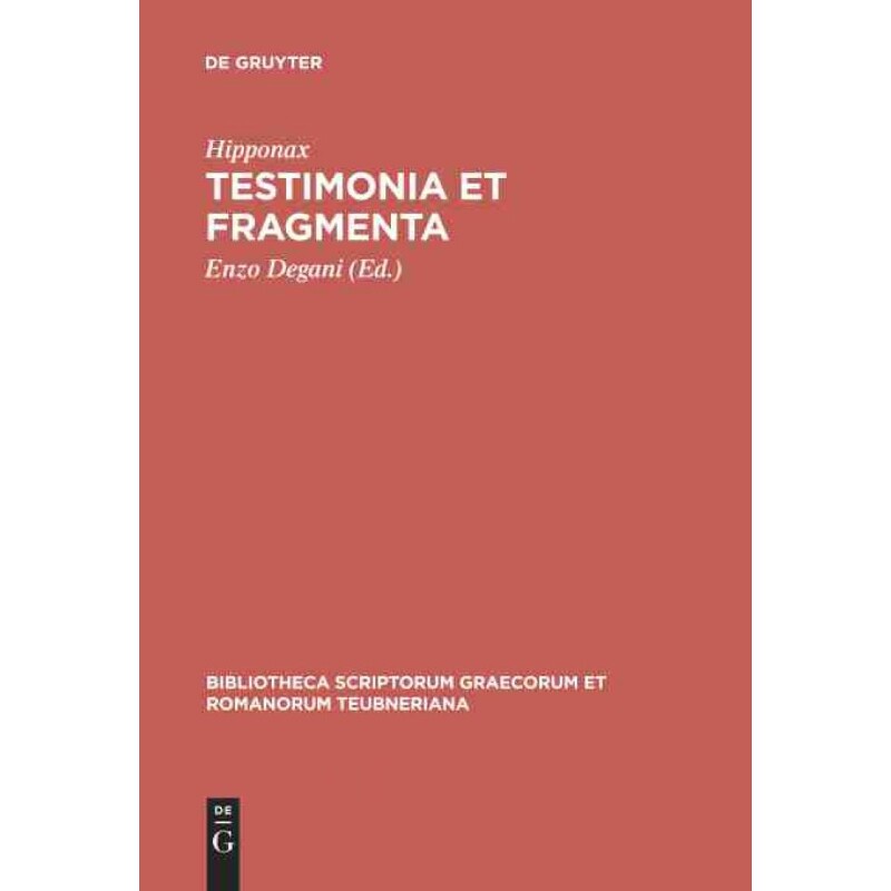 按需印刷不退不换DEG Testimonia Et Fragmenta[9783598719561]