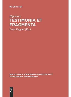 按需印刷DEG Testimonia Et Fragmenta[9783598719561]