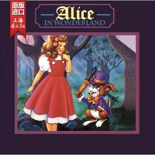 特价 现货 Alice in Wonderland   爱丽丝梦游仙境 精装 儿童绘本  全彩  7-12岁 小学读物 精装 英文原版 儿童读物
