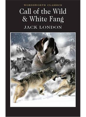 文学5件 野性的呼唤 白牙 英文原版书Call of the Wild and White Fang 杰克伦敦Jack London   Wordsworth 经典文学名著小说