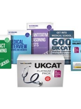 预订UK Clinical Aptitude Test (UKCAT) Platinum Package Box Set: Situational Judgement Tests, Abstract Reasoning Test