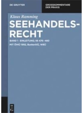 预订【德语】 Klaus Ramming: Seehandelsrecht / Einleitu