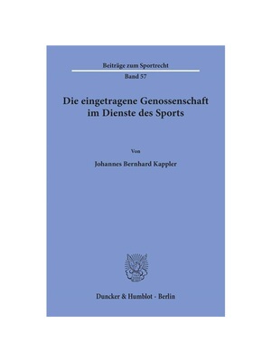 预订不退不换德语Die eingetragene Genossenschaft im Dienste des Sports.:Dissertationsschrift